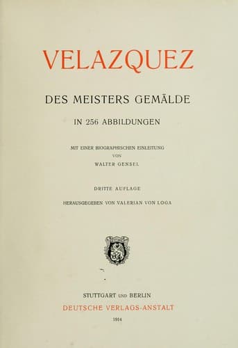 Tapa de Velazquez