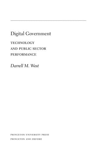 Tapa de Digital government