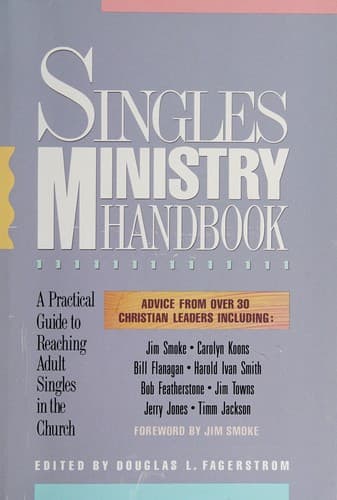 Tapa de Singles ministry handbook