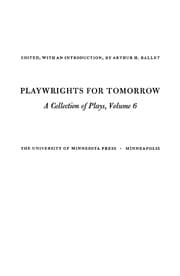 Tapa de Playwrights for tomorrow