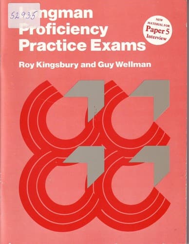 Tapa de Longman proficiency practice exams