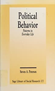 Tapa de Political behavior