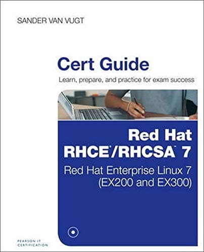 Tapa de Red Hat RHCSA/RHCE 7 Cert Guide