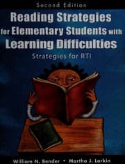 Tapa de Reading strategies for elementary students with learning difficulties