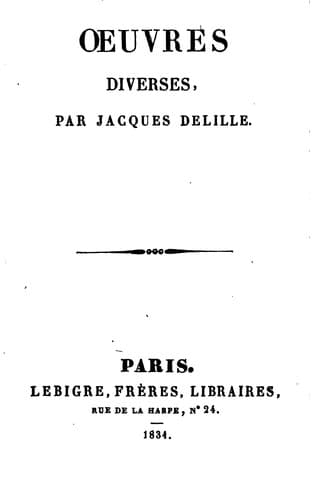 Tapa de Œuvres diverses