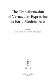 Tapa de The transformation of vernacular expression in early modern arts