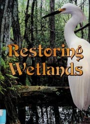 Tapa de Restoring wetlands