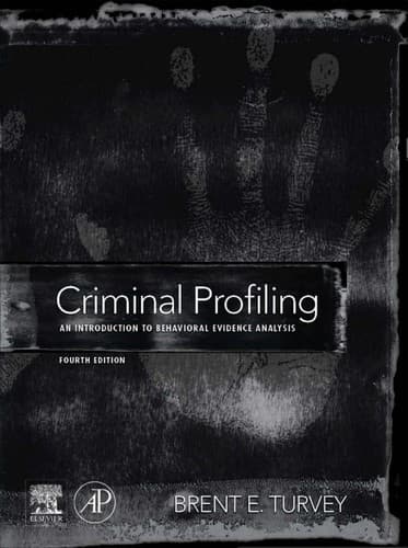 Tapa de Criminal profiling