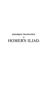 Tapa de Homer's Iliad: A Burlesque Translation
