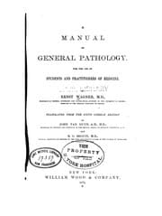 Tapa de Handbuch der allgemeinen pathologie.