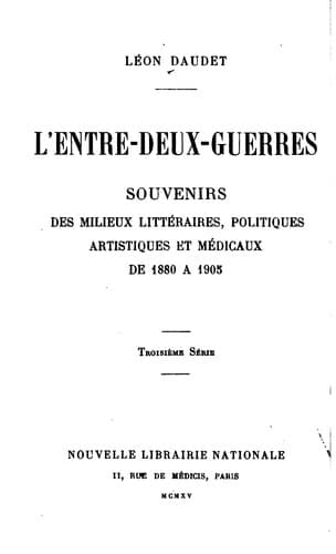 Tapa de L'entre-deux-guerres