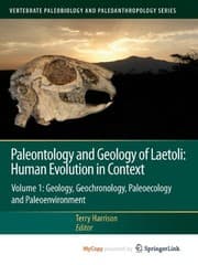 Tapa de Paleontology and Geology of Laetoli : Human Evolution in Context : Volume 1