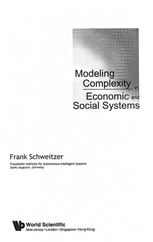 Tapa de Modeling complexity in economic and social systems