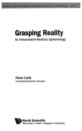 Tapa de Grasping reality