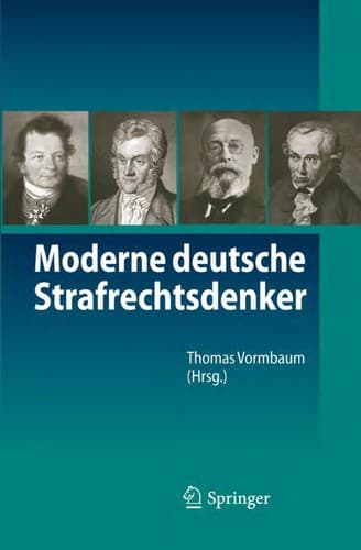 Tapa de Moderne deutsche Strafrechtsdenker