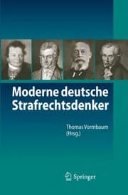 Tapa de Moderne deutsche Strafrechtsdenker