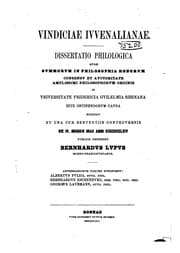 Tapa de Vindiciae Ivvenalianae