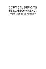 Tapa de Cortical deficits in schizophrenia