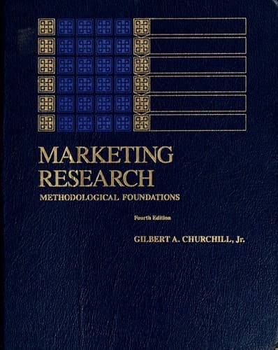 Tapa de Marketing research