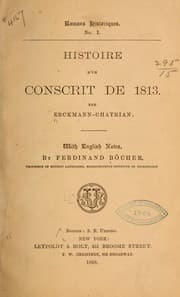 Tapa de Histoire d'un conscrit de 1813