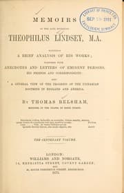 Tapa de Memoirs of the late Reverend Theophilus Lindsey, including a brief analysis of his works
