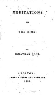 Tapa de Meditations and prayers for the sick