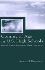 Tapa de Coming of age in U.S. high schools