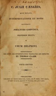 Tapa de C. Julii Cæsaris, quæ extant