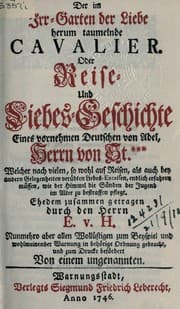 Tapa de Der im Irrgarten der Liebe herumtaumelnde Kavalier