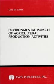 Tapa de Environmental impacts of agricultural production activities