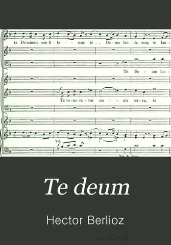 Tapa de Te Deum à trois choeurs