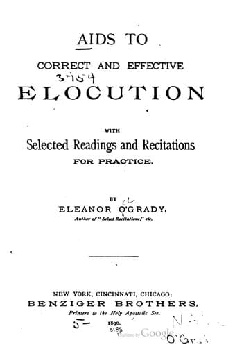 Tapa de Aids To Correct And Effective Elocution