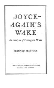 Tapa de Joyce-again's wake