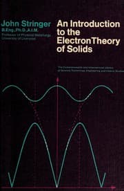 Tapa de An introduction to the electron theory of solids
