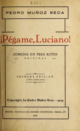 Tapa de !Pe game, Luciano!