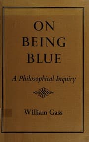 Tapa de On being blue