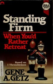 Tapa de Standing firm when you'd rather retreat