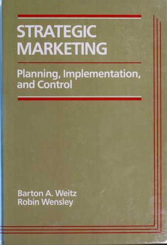 Tapa de Strategic marketing