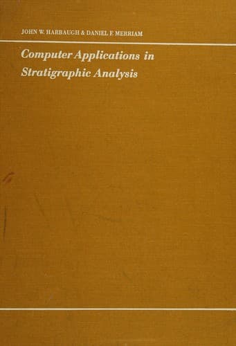 Tapa de Computer applications in stratigraphic analysis