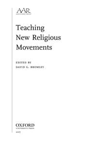 Tapa de Teaching New Religious Movements