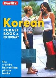 Tapa de Korean phrase book