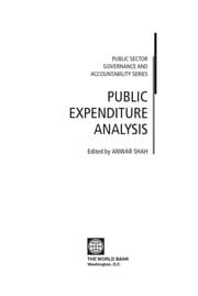 Tapa de Public expenditure analysis