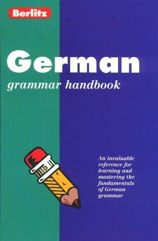 Tapa de Berlitz German Grammar Handbook