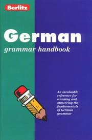 Tapa de Berlitz German Grammar Handbook