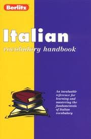 Tapa de Italian vocabulary handbook