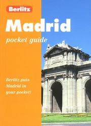 Tapa de Berlitz Madrid Pocket Guide