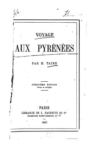 Tapa de Voyage aux Pyrénées