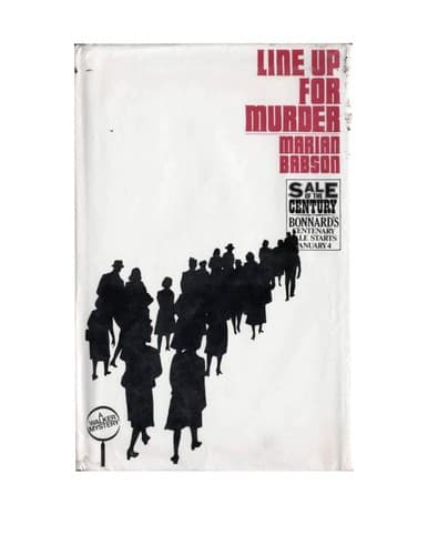 Tapa de Line Up for Murder