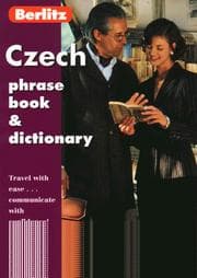 Tapa de Berlitz Czech Phrase Book