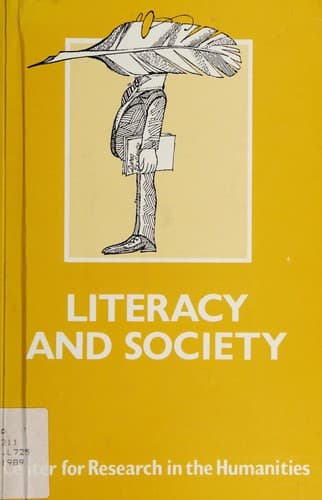 Tapa de Literacy and society